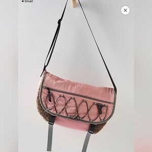 Free People Playoff Messenger Sherpa Bag